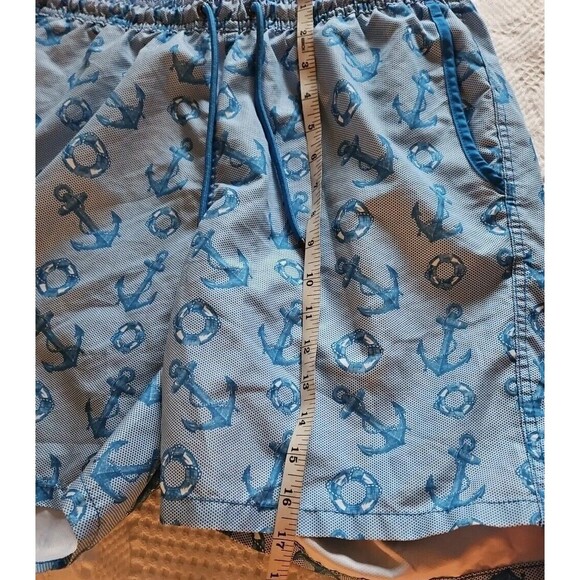 Mr Swim Swim Shorts Nautical Anchor Mens Sz Large - Picture 10 of 11